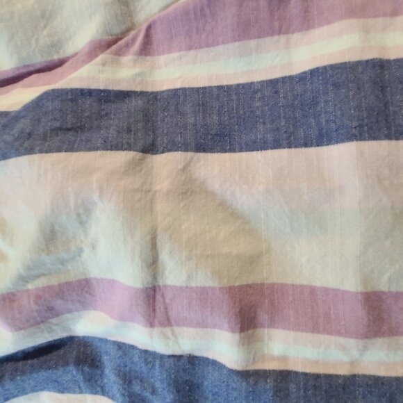 Bebop Striped Midi Halter Dress Size M Rayon Cotton Summer Boho Casual - Picture 6 of 10